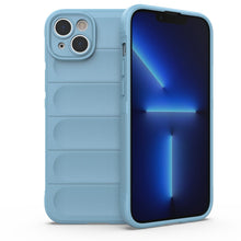 Заредете изображение във визуализатора на галерията – Magic Shield Case case for iPhone 14 Plus flexible armored case light blue
