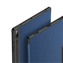 Заредете изображение във визуализатора на галерията – DUX DUCIS Domo foldable cover tablet case with Smart Sleep function Samsung Galaxy Tab S8 Ultra blue stand - TopMag
