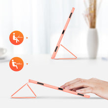 Заредете изображение във визуализатора на галерията – DUX DUCIS Domo foldable cover tablet case with Smart Sleep function Samsung Galaxy Tab S8 Ultra stand pink - TopMag
