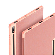 Заредете изображение във визуализатора на галерията – DUX DUCIS Domo foldable cover tablet case with Smart Sleep function Samsung Galaxy Tab S8 Ultra stand pink - TopMag
