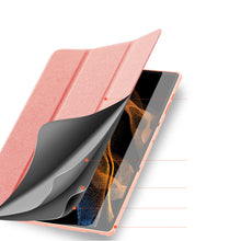 Заредете изображение във визуализатора на галерията – DUX DUCIS Domo foldable cover tablet case with Smart Sleep function Samsung Galaxy Tab S8 Ultra stand pink - TopMag
