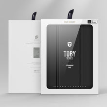 Заредете изображение във визуализатора на галерията – Dux Ducis Toby Armored Flip Smart Case For Samsung Galaxy Tab S8 Ultra With Stylus Holder Blue - TopMag
