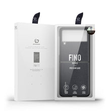 Заредете изображение във визуализатора на галерията – Dux Ducis Fino case is nylon covered Samsung Galaxy Z Flip 3 black - TopMag

