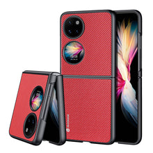 Заредете изображение във визуализатора на галерията – Dux Ducis Fino case is made of nylon material Huawei P50 Pocket red - TopMag
