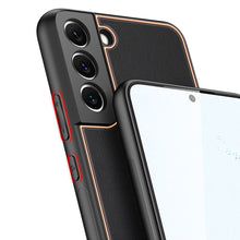 Заредете изображение във визуализатора на галерията – Dux Ducis Yolo elegant cover made of ecological leather for Samsung Galaxy S22 black - TopMag
