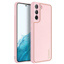 Заредете изображение във визуализатора на галерията – Dux Ducis Yolo elegant cover made of ecological leather for Samsung Galaxy S22 pink - TopMag
