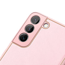 Заредете изображение във визуализатора на галерията – Dux Ducis Yolo elegant cover made of ecological leather for Samsung Galaxy S22 pink - TopMag
