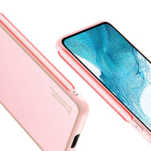 Заредете изображение във визуализатора на галерията – Dux Ducis Yolo elegant cover made of ecological leather for Samsung Galaxy S22 pink - TopMag
