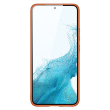 Заредете изображение във визуализатора на галерията – Dux Ducis Yolo elegant cover made of ecological leather for Samsung Galaxy S22 orange - TopMag
