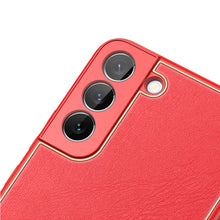 Заредете изображение във визуализатора на галерията – Dux Ducis Yolo elegant cover made of ecological leather for Samsung Galaxy S22 red - TopMag
