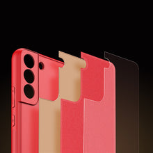 Заредете изображение във визуализатора на галерията – Dux Ducis Yolo elegant cover made of ecological leather for Samsung Galaxy S22 red - TopMag
