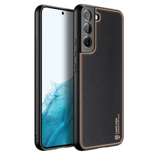 Заредете изображение във визуализатора на галерията – Dux Ducis Yolo elegant cover made of ecological leather for Samsung Galaxy S22 + (S22 Plus) black - TopMag
