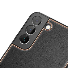 Заредете изображение във визуализатора на галерията – Dux Ducis Yolo elegant cover made of ecological leather for Samsung Galaxy S22 + (S22 Plus) black - TopMag
