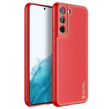 Заредете изображение във визуализатора на галерията – Dux Ducis Yolo elegant cover made of ecological leather for Samsung Galaxy S22 + (S22 Plus) red - TopMag
