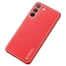 Заредете изображение във визуализатора на галерията – Dux Ducis Yolo elegant cover made of ecological leather for Samsung Galaxy S22 + (S22 Plus) red - TopMag
