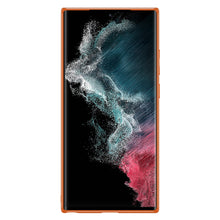 Заредете изображение във визуализатора на галерията – Dux Ducis Yolo elegant cover made of ecological leather for Samsung Galaxy S22 Ultra orange - TopMag
