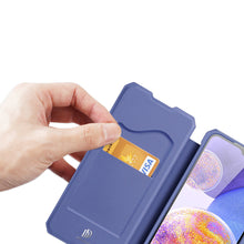 Заредете изображение във визуализатора на галерията – DUX DUCIS Skin X Holster Cover for Samsung Galaxy A23 blue - TopMag
