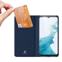 Заредете изображение във визуализатора на галерията – Dux Ducis Skin Pro Holster Cover for Samsung Galaxy A23 blue - TopMag
