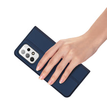 Заредете изображение във визуализатора на галерията – Dux Ducis Skin Pro Holster Cover for Samsung Galaxy A23 blue - TopMag
