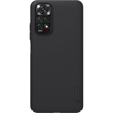 Заредете изображение във визуализатора на галерията – Nillkin Super Frosted Shield toughened case cover + stand for Xiaomi Redmi Note 11S / Note 11 black - TopMag
