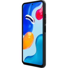 Заредете изображение във визуализатора на галерията – Nillkin Super Frosted Shield toughened case cover + stand for Xiaomi Redmi Note 11S / Note 11 black - TopMag
