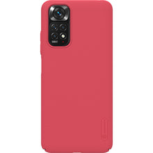 Заредете изображение във визуализатора на галерията – Nillkin Super Frosted Shield toughened case cover + stand for Xiaomi Redmi Note 11S / Note 11 red - TopMag
