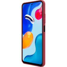 Заредете изображение във визуализатора на галерията – Nillkin Super Frosted Shield toughened case cover + stand for Xiaomi Redmi Note 11S / Note 11 red - TopMag
