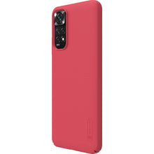 Заредете изображение във визуализатора на галерията – Nillkin Super Frosted Shield toughened case cover + stand for Xiaomi Redmi Note 11S / Note 11 red - TopMag
