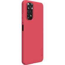 Заредете изображение във визуализатора на галерията – Nillkin Super Frosted Shield toughened case cover + stand for Xiaomi Redmi Note 11S / Note 11 red - TopMag
