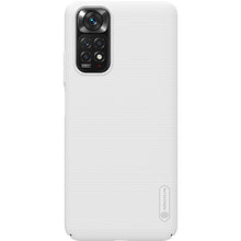 Заредете изображение във визуализатора на галерията – Nillkin Super Frosted Shield toughened cover + stand for Xiaomi Redmi Note 11S / Note 11 white - TopMag
