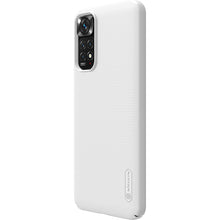 Заредете изображение във визуализатора на галерията – Nillkin Super Frosted Shield toughened cover + stand for Xiaomi Redmi Note 11S / Note 11 white - TopMag
