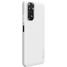 Заредете изображение във визуализатора на галерията – Nillkin Super Frosted Shield toughened cover + stand for Xiaomi Redmi Note 11S / Note 11 white - TopMag

