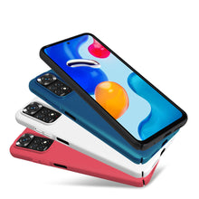 Заредете изображение във визуализатора на галерията – Nillkin Super Frosted Shield toughened cover + stand for Xiaomi Redmi Note 11S / Note 11 blue - TopMag
