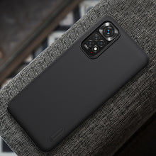 Заредете изображение във визуализатора на галерията – Nillkin Super Frosted Shield toughened cover + stand for Xiaomi Redmi Note 11S / Note 11 blue - TopMag
