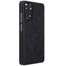 Заредете изображение във визуализатора на галерията – Nillkin Qin leather holster case for Xiaomi Redmi Note 11S / Note 11 black - TopMag
