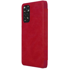 Заредете изображение във визуализатора на галерията – Nillkin Qin leather holster case for Xiaomi Redmi Note 11S / Note 11 red - TopMag
