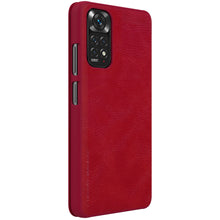 Заредете изображение във визуализатора на галерията – Nillkin Qin leather holster case for Xiaomi Redmi Note 11S / Note 11 red - TopMag
