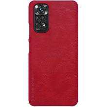 Заредете изображение във визуализатора на галерията – Nillkin Qin leather holster case for Xiaomi Redmi Note 11S / Note 11 red - TopMag
