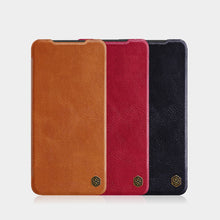 Заредете изображение във визуализатора на галерията – Nillkin Qin leather holster case for Xiaomi Redmi Note 11S / Note 11 red - TopMag
