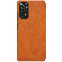 Заредете изображение във визуализатора на галерията – Nillkin Qin leather holster case for Xiaomi Redmi Note 11S / Note 11 brown - TopMag
