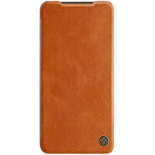 Заредете изображение във визуализатора на галерията – Nillkin Qin leather holster case for Xiaomi Redmi Note 11S / Note 11 brown - TopMag
