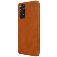 Заредете изображение във визуализатора на галерията – Nillkin Qin leather holster case for Xiaomi Redmi Note 11S / Note 11 brown - TopMag
