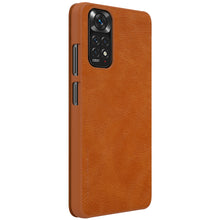 Заредете изображение във визуализатора на галерията – Nillkin Qin leather holster case for Xiaomi Redmi Note 11S / Note 11 brown - TopMag
