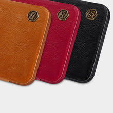 Заредете изображение във визуализатора на галерията – Nillkin Qin leather holster case for Xiaomi Redmi Note 11S / Note 11 brown - TopMag
