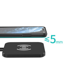 Заредете изображение във визуализатора на галерията – Choetech Qi 10W wireless charger kit for headphones phone (T511-S) + QC3.0 18W 3A wall charger (Q5003) + USB cable - microUSB 1.2m black (T511-S-EU201ABBK) - TopMag

