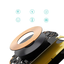 Заредете изображение във визуализатора на галерията – Choetech Qi 10W wireless charger kit for headphones phone (T511-S) + QC3.0 18W 3A wall charger (Q5003) + USB cable - microUSB 1.2m black (T511-S-EU201ABBK) - TopMag
