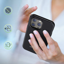 Заредете изображение във визуализатора на галерията – Choetech MFM Anti-drop case Made For MagSafe for iPhone 13 Pro black (PC0113-MFM-BK) - TopMag
