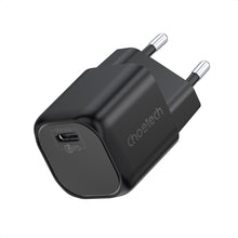 Заредете изображение във визуализатора на галерията – Choetech GaN USB charger Type C PD 30W black (PD5007) - TopMag
