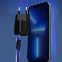 Заредете изображение във визуализатора на галерията – Choetech GaN USB charger Type C PD 30W black (PD5007) - TopMag
