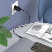 Заредете изображение във визуализатора на галерията – Choetech GaN USB charger Type C PD 30W black (PD5007) - TopMag
